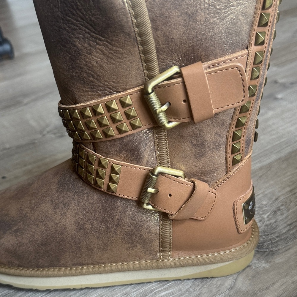 Australia Luxe Collective Gold Ankle Boots - Picture 12 of 13